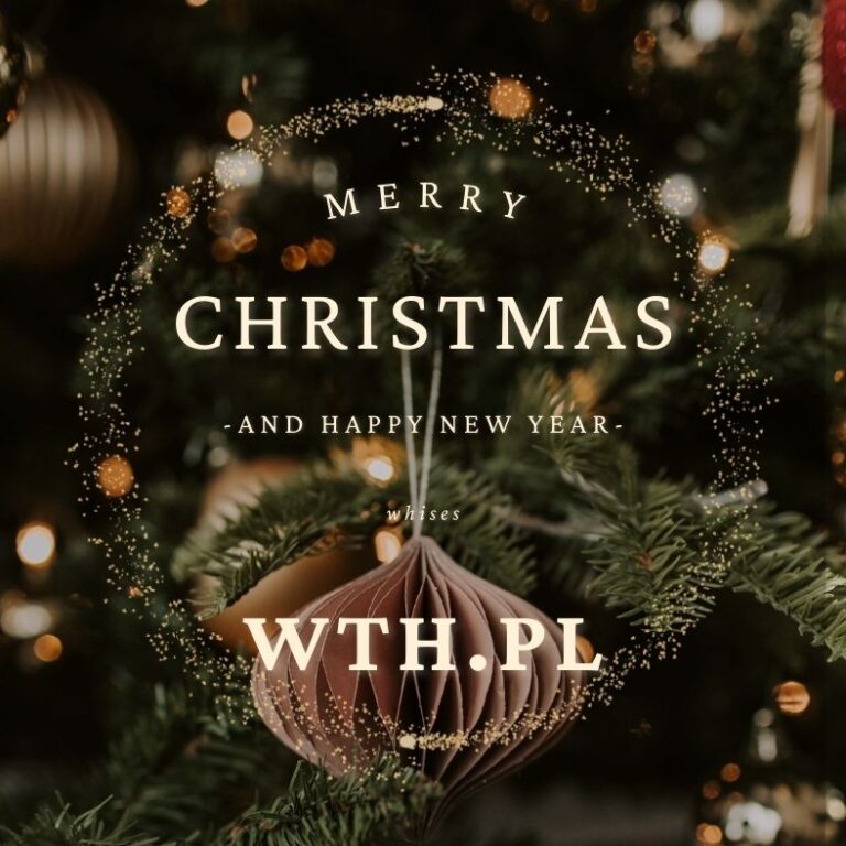 Merry Christmas wishes WTH.PL